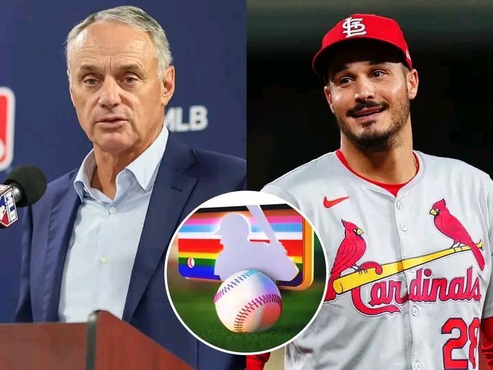 MLB Commissioner Reportedly Delivers a Chilling Five-Word Warning to Nolan Arenado After the Star Player Refuses to Post Pride Month Message, Triggering Outrage, Backlash, and Questions About the Future of Athlete Free Speech