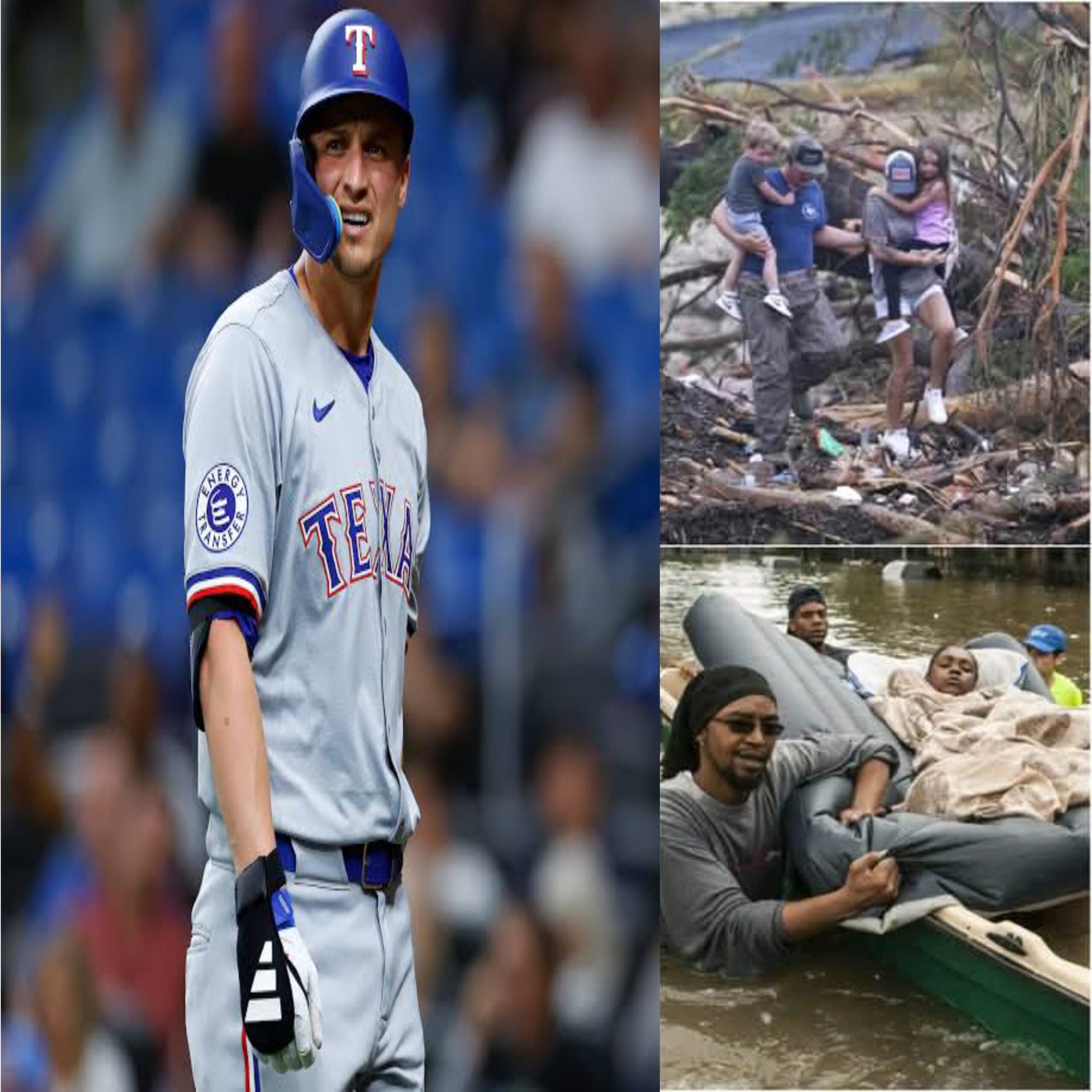 UPDATED: Texas Rangers Star Corey Seager Donates $3.5 Million, Brings Hope and Comfort to Victims of Devastating Texas Floods